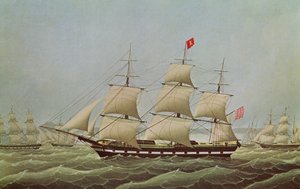 Volgetuigd schip 